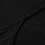Backless Black Pencil Dress