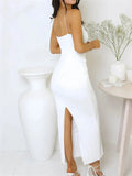 Long Sleeveless Slim Dress