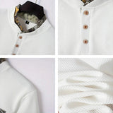 Stand up Collar Short Sleeve T-shirt and Pants 2pc
