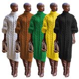 Turtleneck Sweater Dress