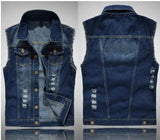 Ripped Denim Vests