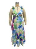 Maxi Summer Long Dress with Slit- PS