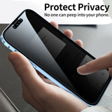 Anti Privacy Magnetic Case For Samsung Galaxy S23 S21 S22 Ultra Case S20 FE S10E S9 S8 Plus A50 70 A51 A71 Note 20 10 9 8 Cover BLACK