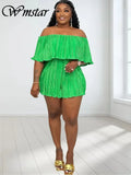 Off Shoulder Casual Set 2pc