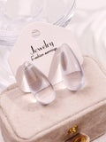 Transparent Teardrop Earrings