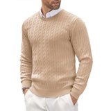 O-Neck Knitted Sweater - Men