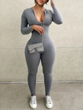 Long Sleeve Bodycon 1pc Jumpsuit