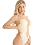 Deep V-Neck Backless U Plunge Shaper Bodysuit