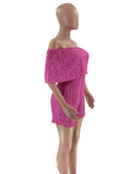 Off Shoulder Casual Set 2pc