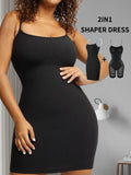 Sleeveless Shaper Built IN Shaperwear Dress