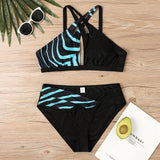2pc High Waist Bathing Suit-PS
