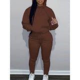 Oversized Long Sleeve  Hoodie 2pc - PS