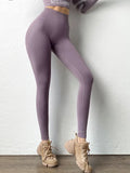 Seamless Elastic Knit Leggings - Fitness