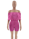 Off Shoulder Casual Set 2pc