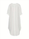 Single Row Button Dress- PS