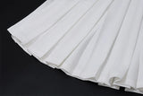 V-neck Vest Mini Pleated Skirt 2pc