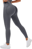 Seamless Elastic Knit Leggings - Fitness