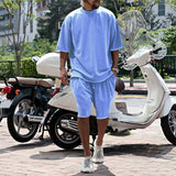 O-neck 2pc Short Set- Men