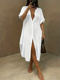 Single Row Button Dress- PS