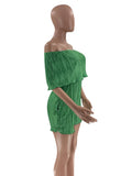 Off Shoulder Casual Set 2pc