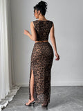 2pc Leopard-Print Set