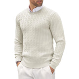 O-Neck Knitted Sweater - Men