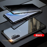 Anti Privacy Magnetic Case For Samsung Galaxy S23 S21 S22 Ultra Case S20 FE S10E S9 S8 Plus A50 70 A51 A71 Note 20 10 9 8 Cover BLACK