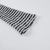 Block Stripes High Waist Pants