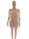 Off Shoulder Casual Set 2pc