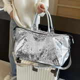 Sequin Travel Duffel Bag