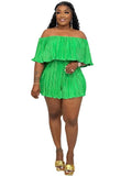 Off Shoulder Casual Set 2pc