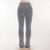 Block Stripes High Waist Pants