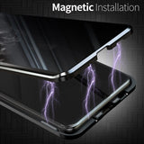 Anti Privacy Magnetic Case For Samsung Galaxy S23 S21 S22 Ultra Case S20 FE S10E S9 S8 Plus A50 70 A51 A71 Note 20 10 9 8 Cover BLACK
