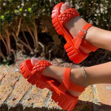 Casual Flat Bottom Platform Sandals