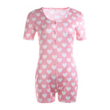 Deep V-Neck Bodycon Pajamas XL