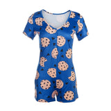 Deep V-Neck Bodycon Pajamas XL