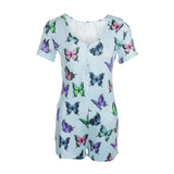 Deep V-Neck Bodycon Pajamas XL