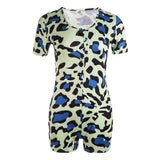 Deep V-Neck Bodycon Pajamas- Small