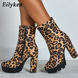Ankle Platform Chunky Boots