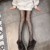 Crystal Glitter Up Thigh High Stockings Lingerie