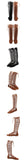 Eilyken Open toe Knee High Gladiator Flat Sandals