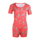 Deep V-Neck Bodycon Pajamas XL