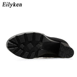 Ankle Platform Chunky Boots