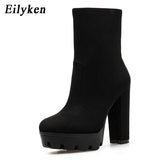 Ankle Platform Chunky Boots