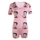 Deep V-Neck Bodycon Pajamas XXL