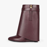 Chunky Heel Booties