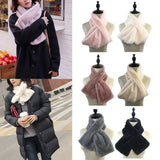 Thicken Plush Faux Fur Scarf