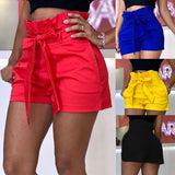 Oversized Ruffle Shorts with Pockets