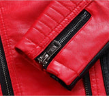 Boys PU Jacket Leather