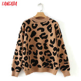 Leopard Knitted Sweater